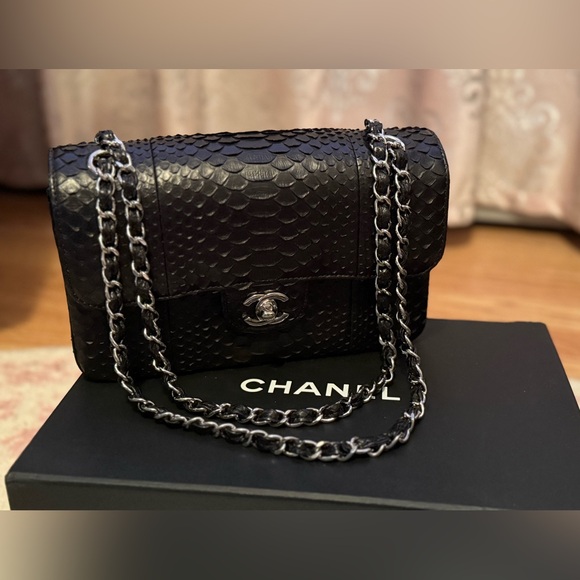 Chanel Black Python Bag - Picture 2 of 12
